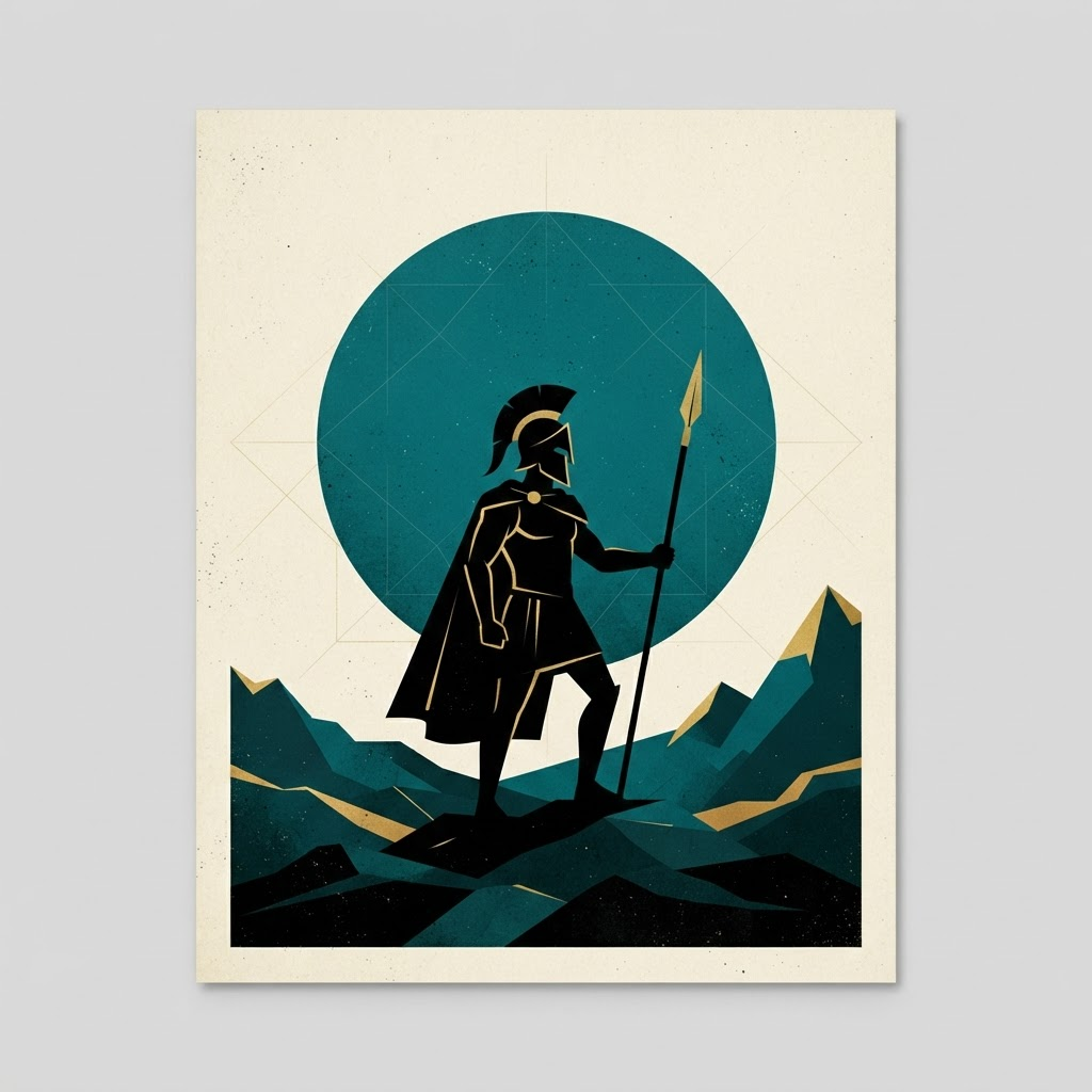 The Last Spear — fine art print from Week 24